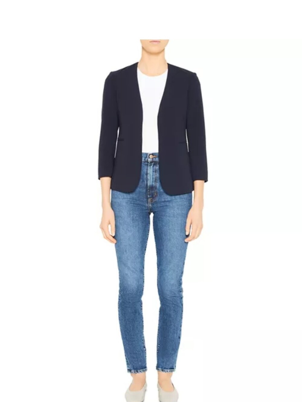 Theory Classic Lindrayia Open Front Blazer